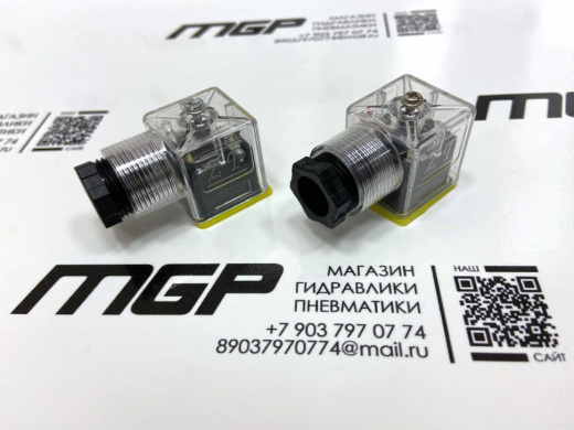 Разъем электрический-коннектор DIN 43650 аналог СЭ11-19 (DC AC)